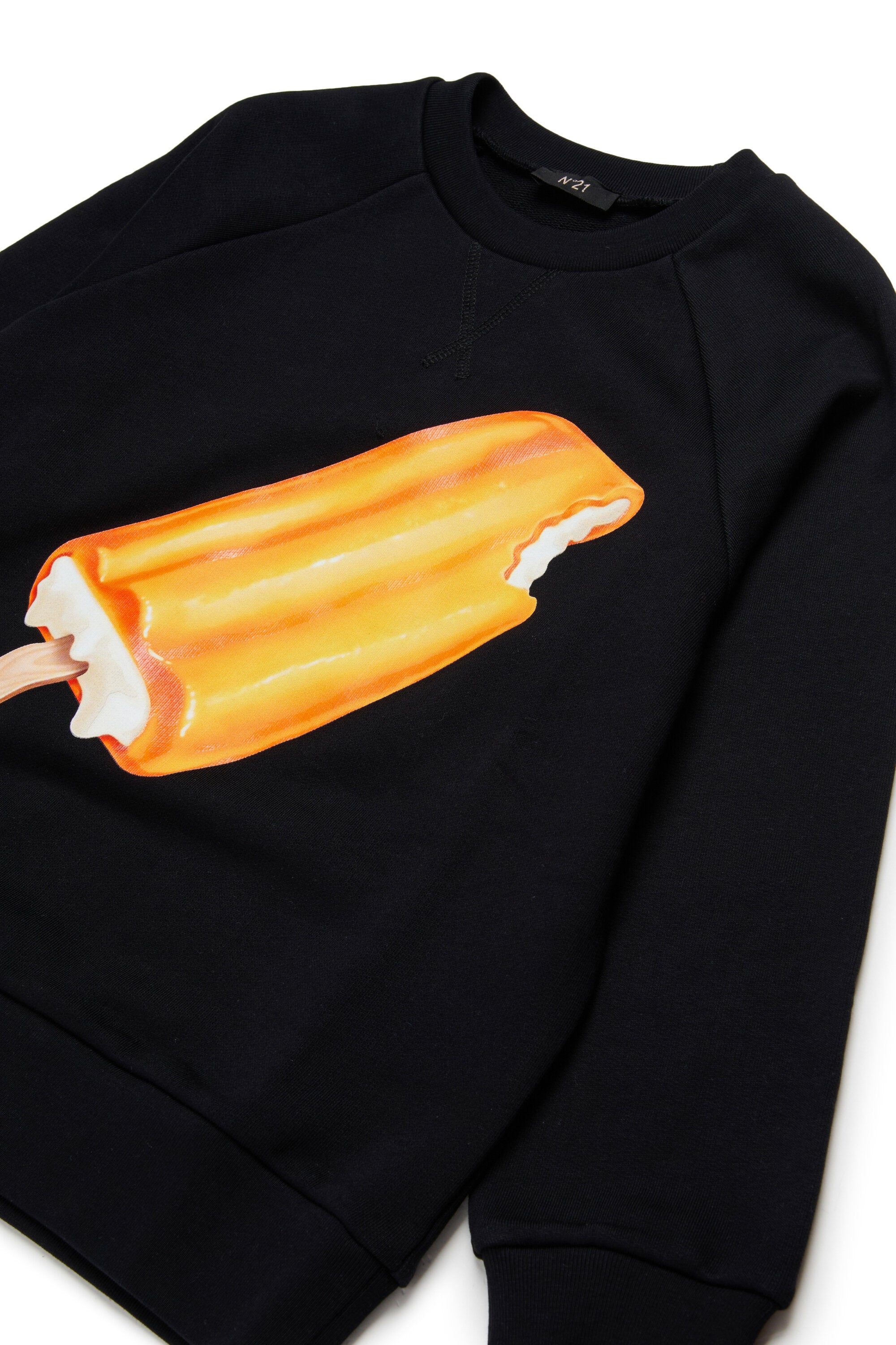 アイスキャンディープリントのクルーネックスウェット