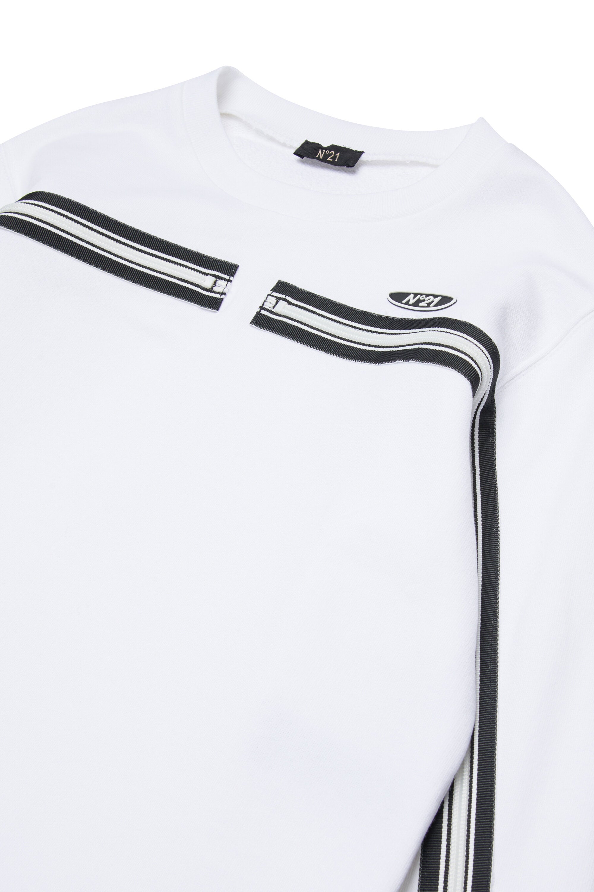 ロゴ入りクルーネック スウェット