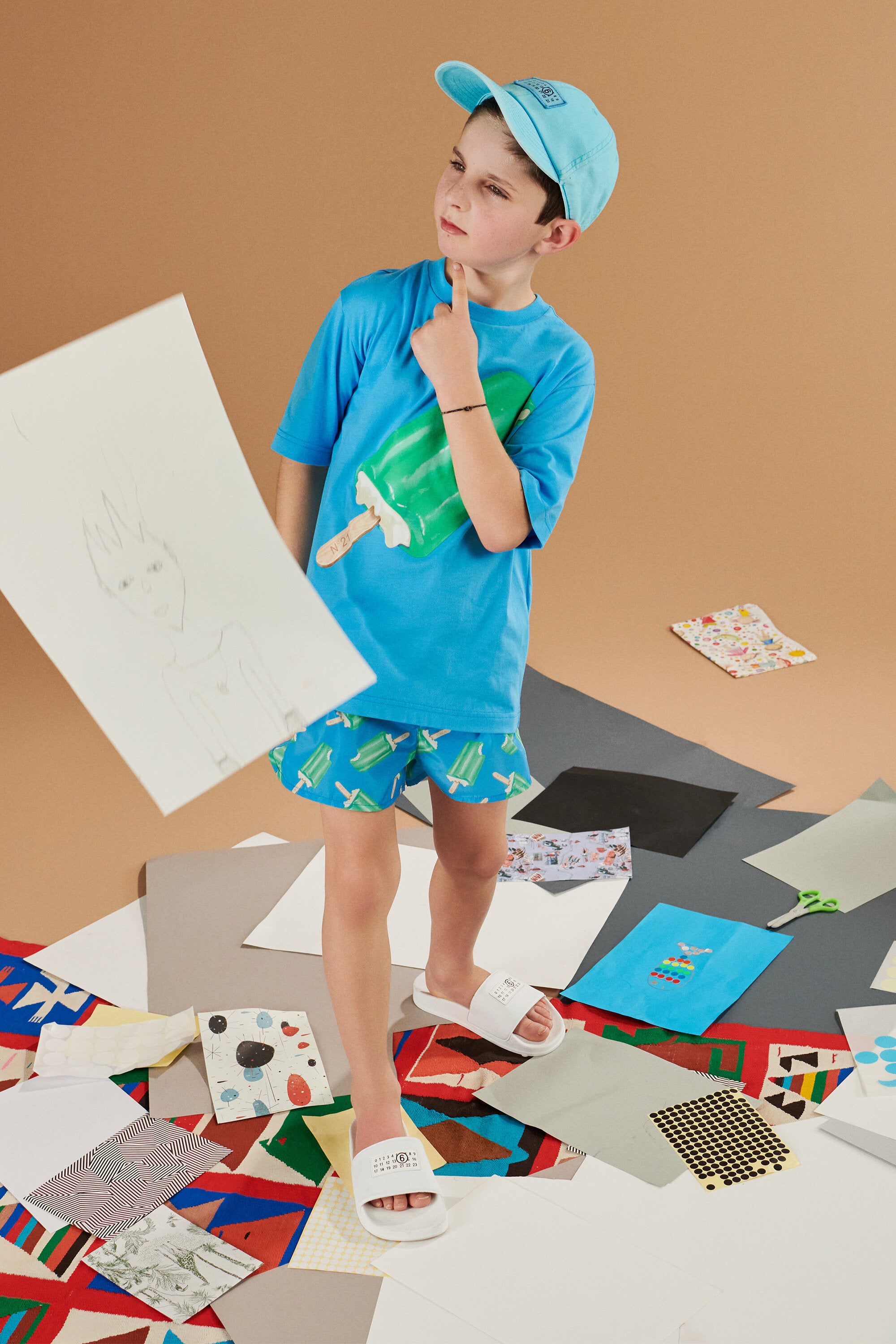 アイスキャンディープリントTシャツ