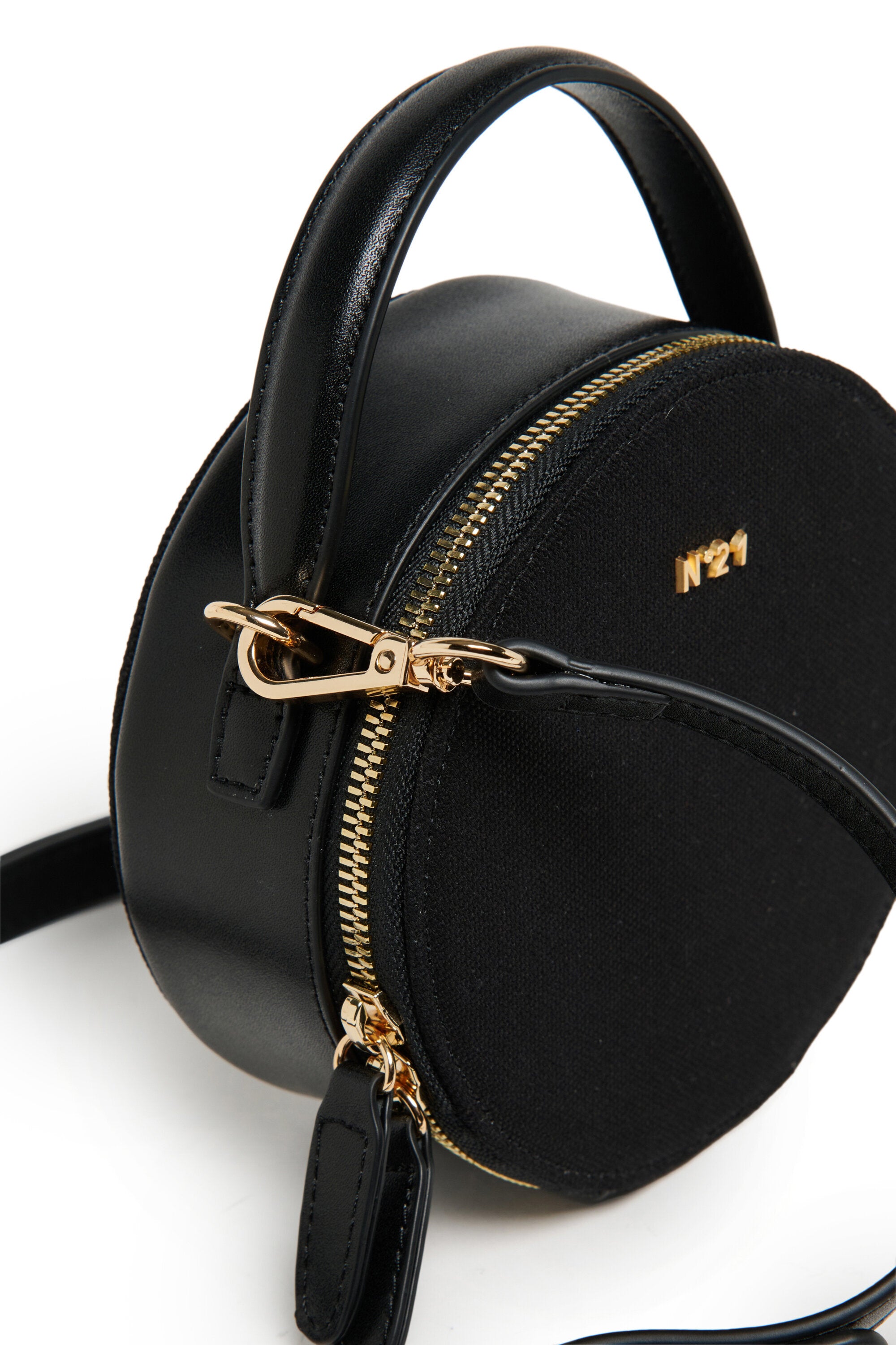 フロントロゴ付きショルダーバッグ