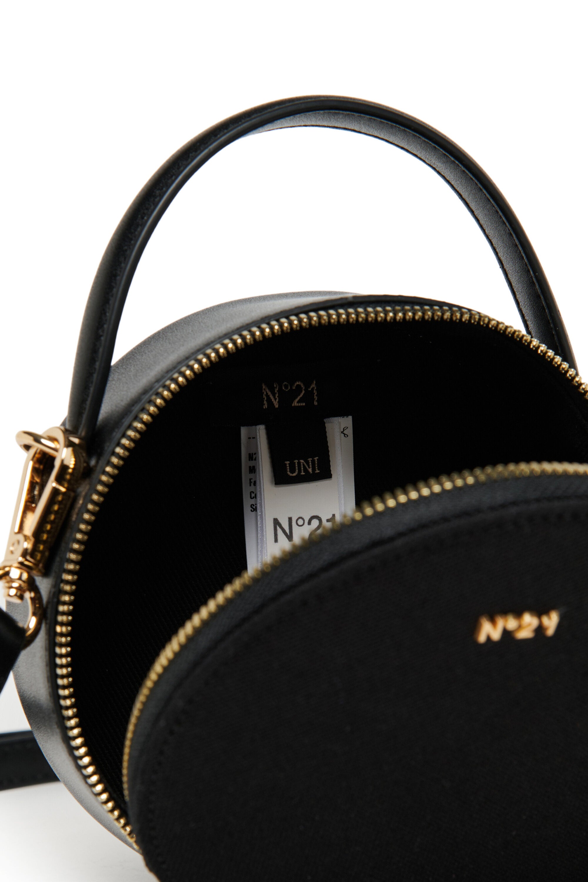 フロントロゴ付きショルダーバッグ