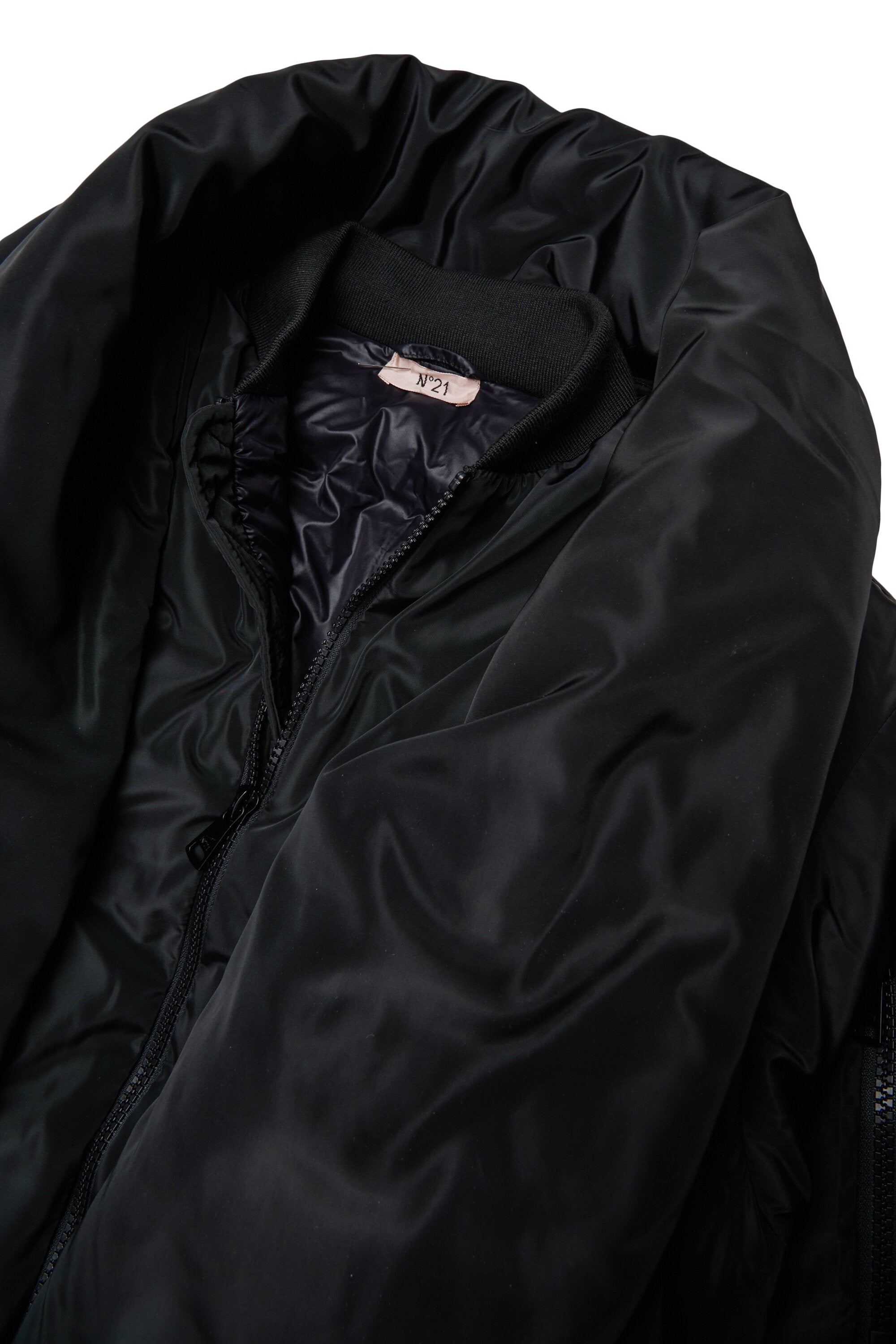 Padded jacket with logo