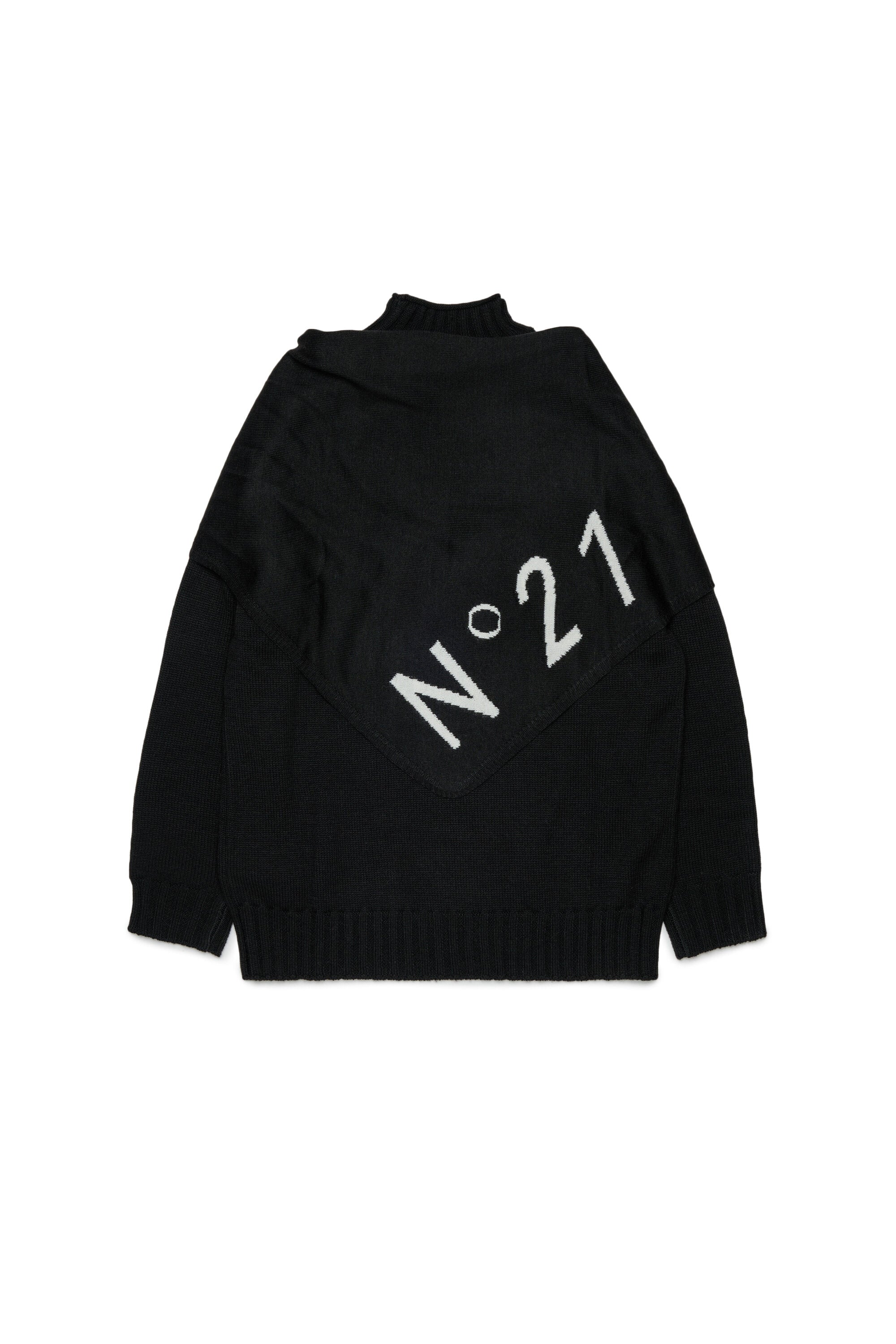Crew-neck pullover with logo