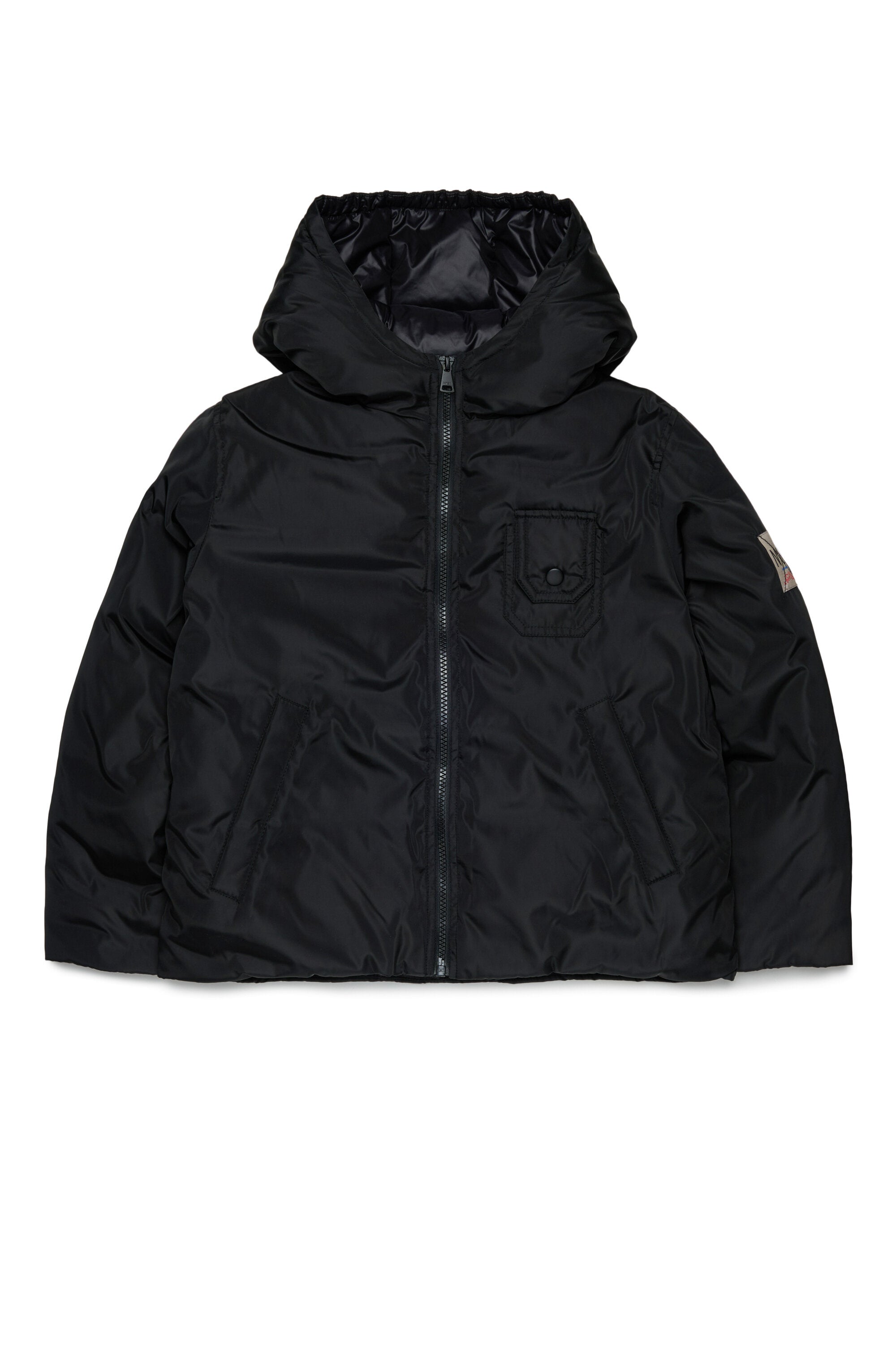 Padded jacket with logo