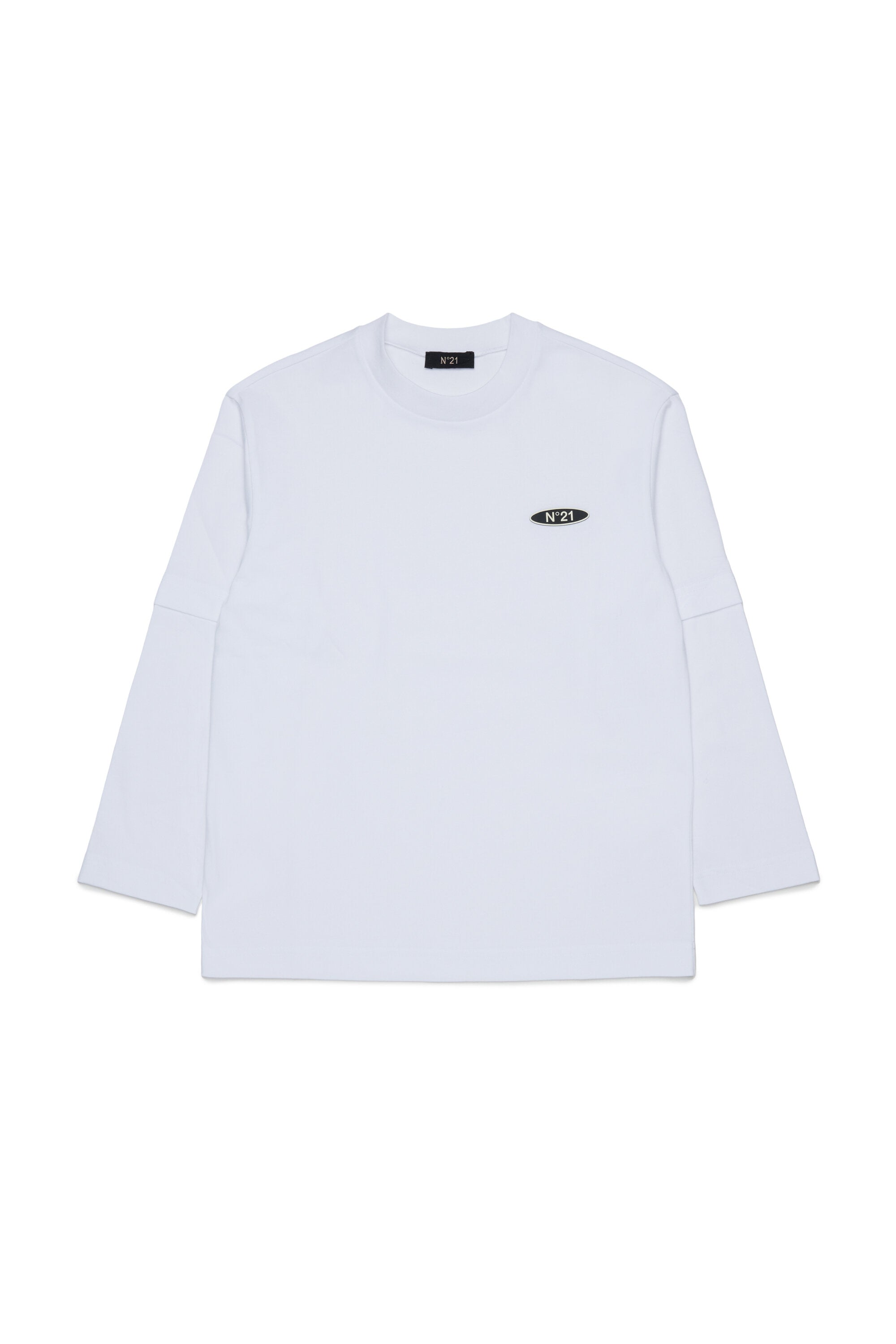 長袖Tシャツ、ロゴ付き