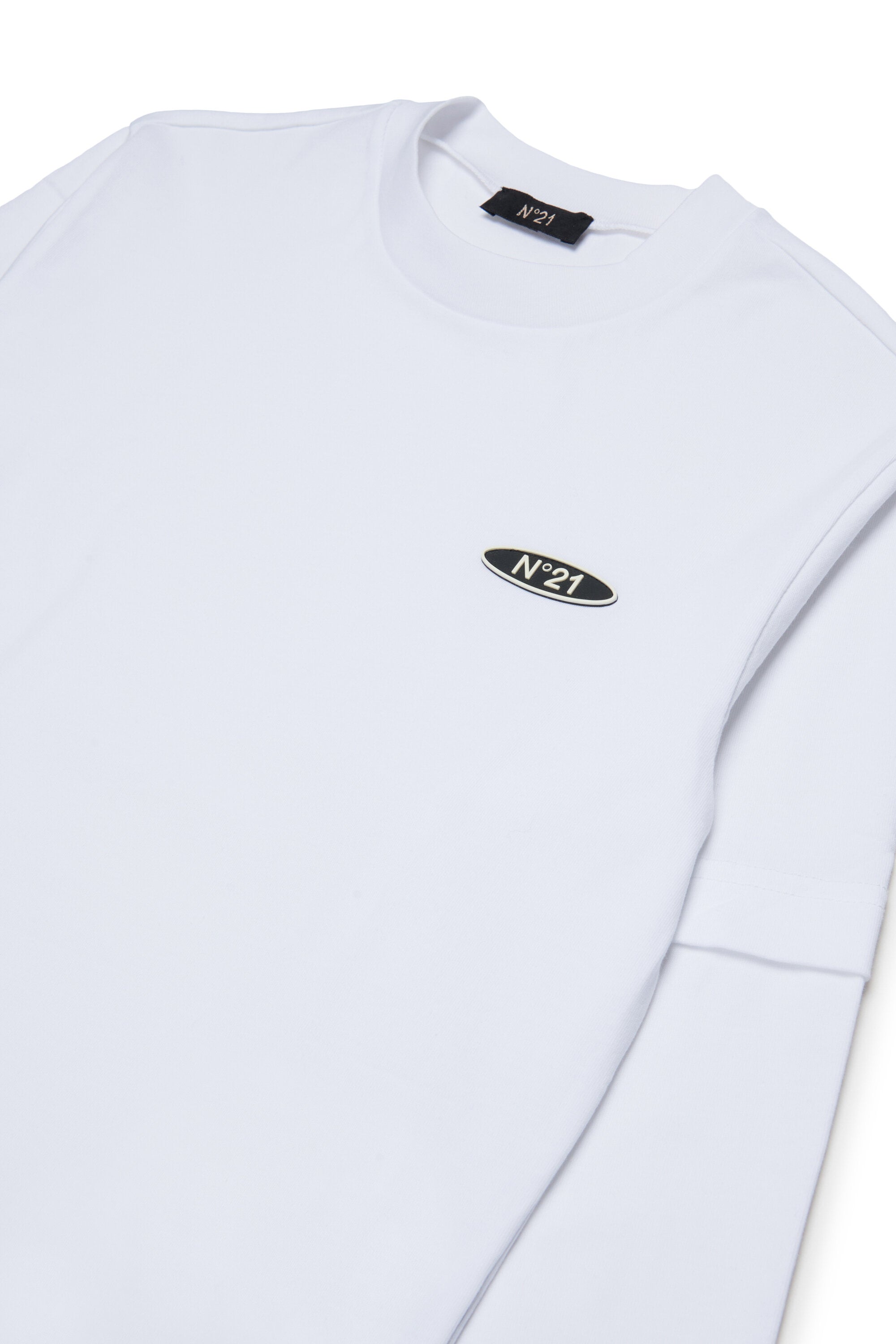 長袖Tシャツ、ロゴ付き