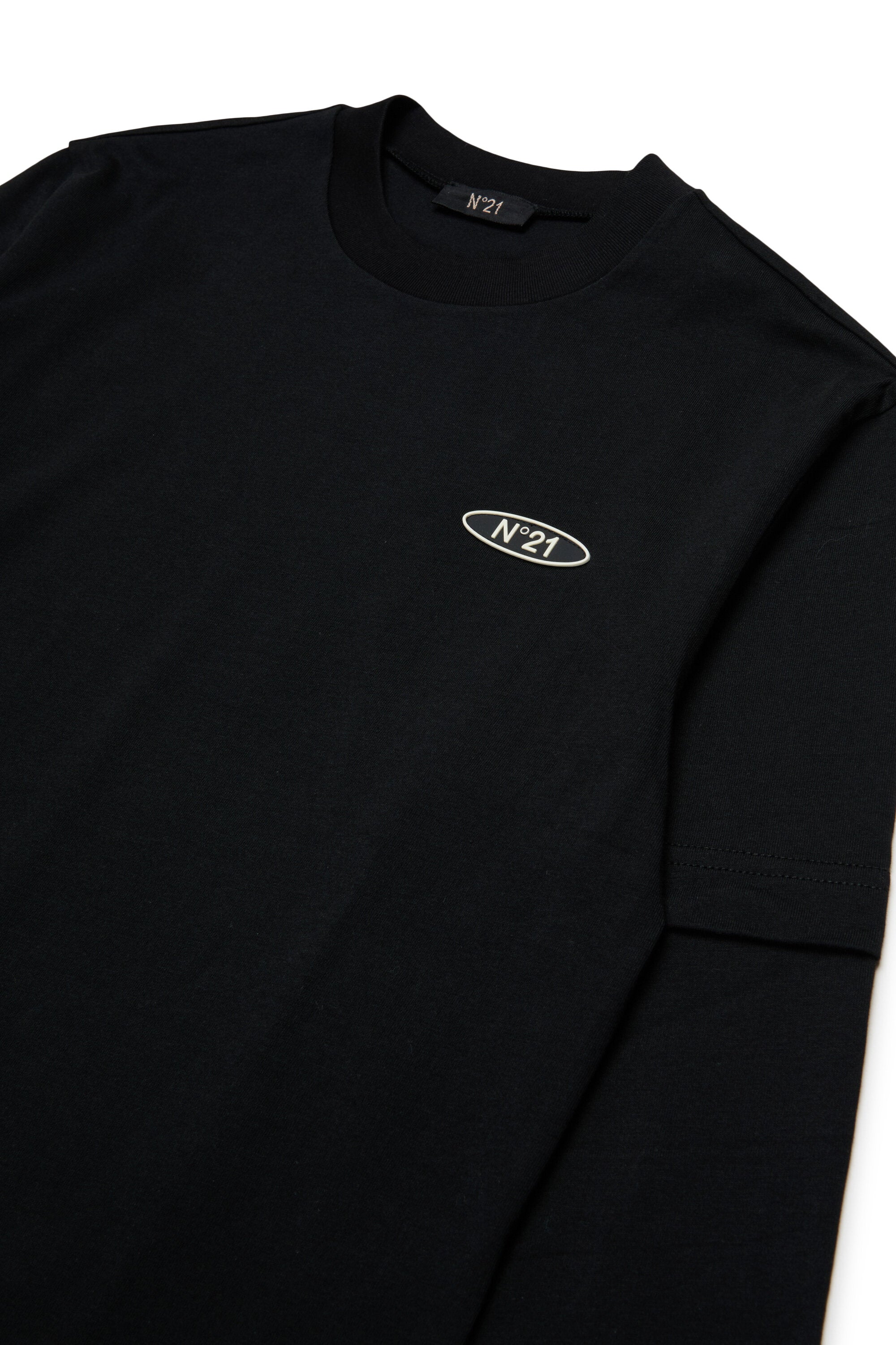 長袖Tシャツ、ロゴ付き