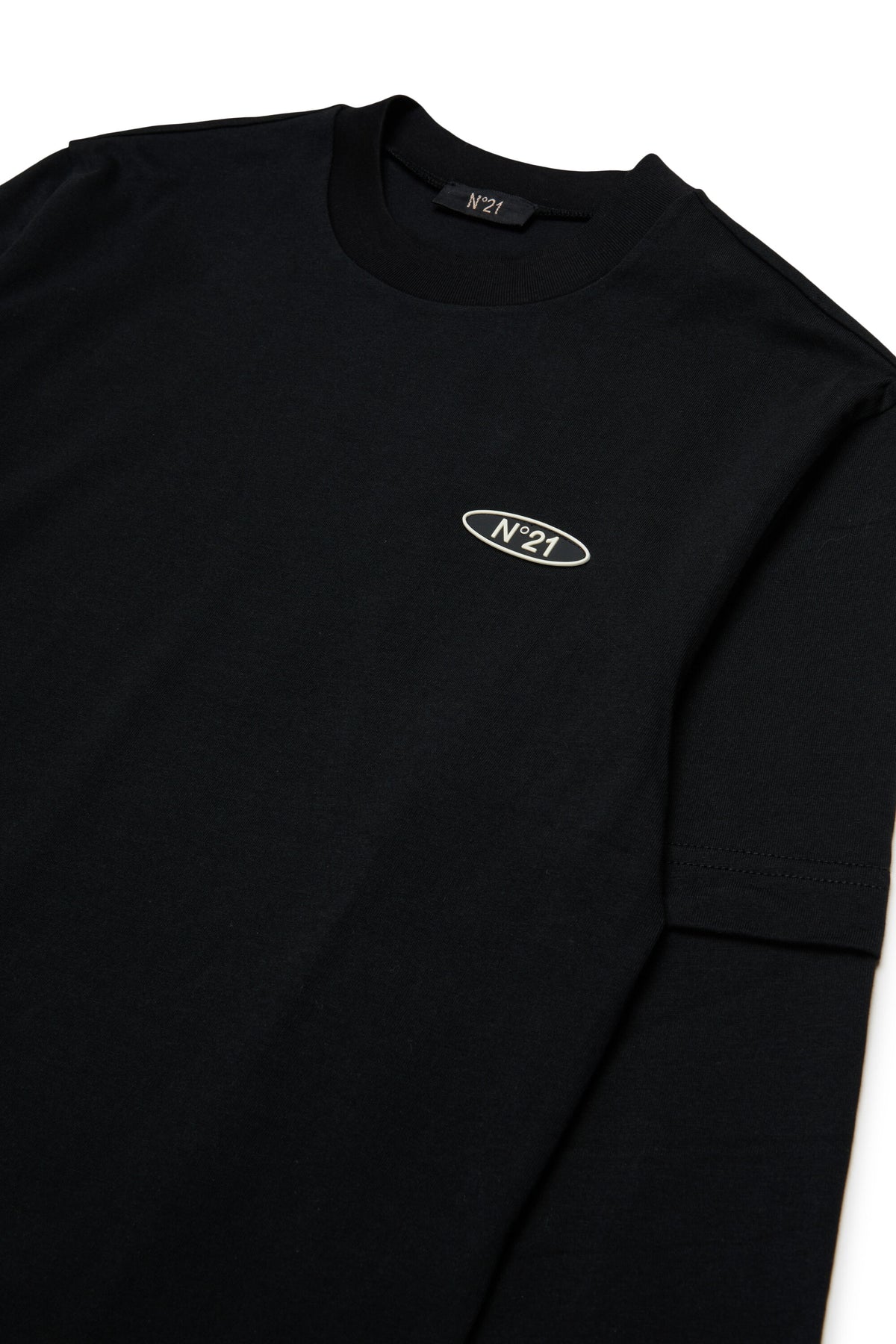 長袖Tシャツ、ロゴ付き