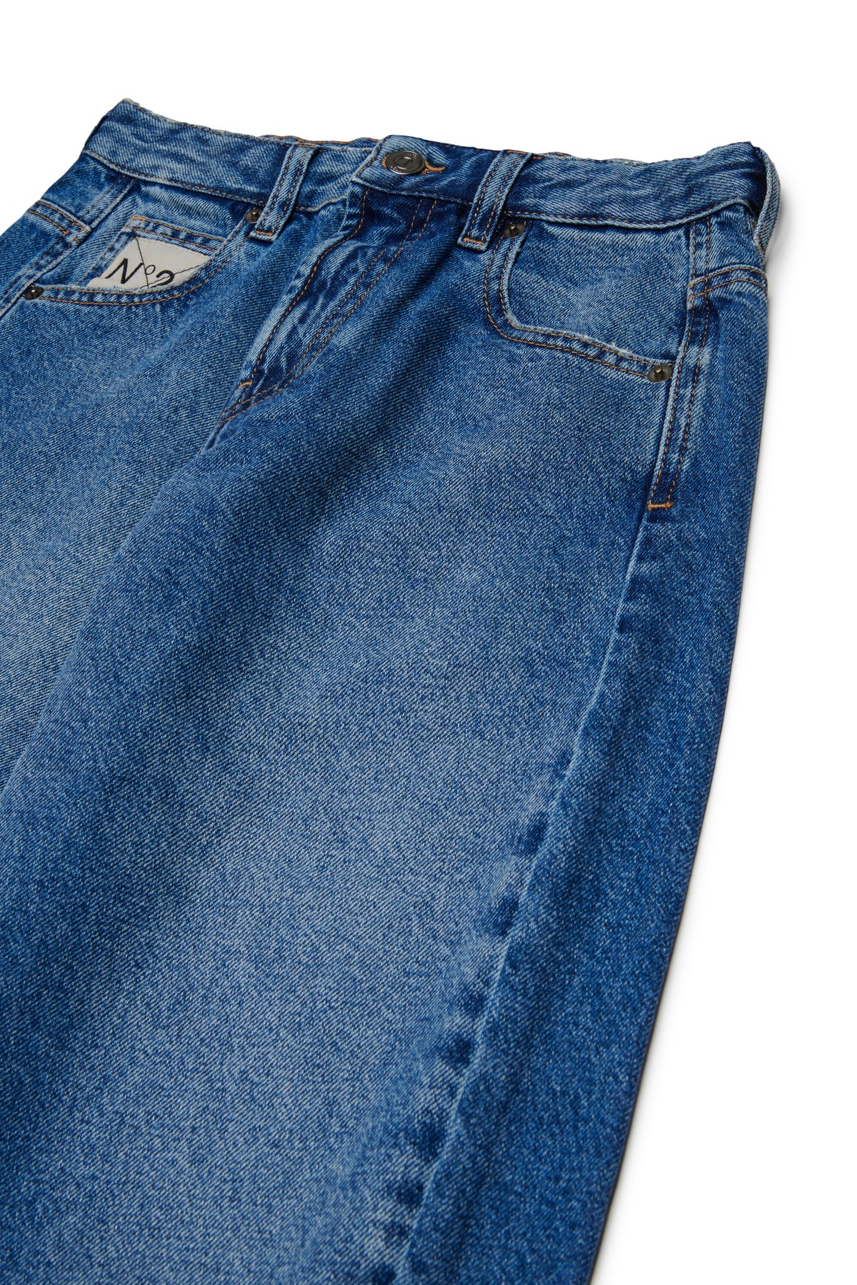 Flare jeans with logo