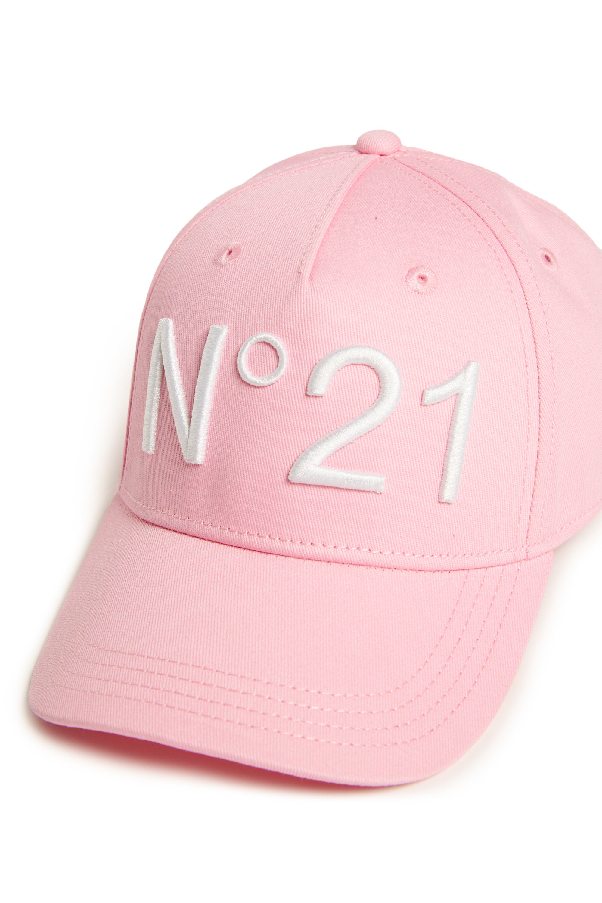 ロゴ入りギャバジン製ベースボールキャップ