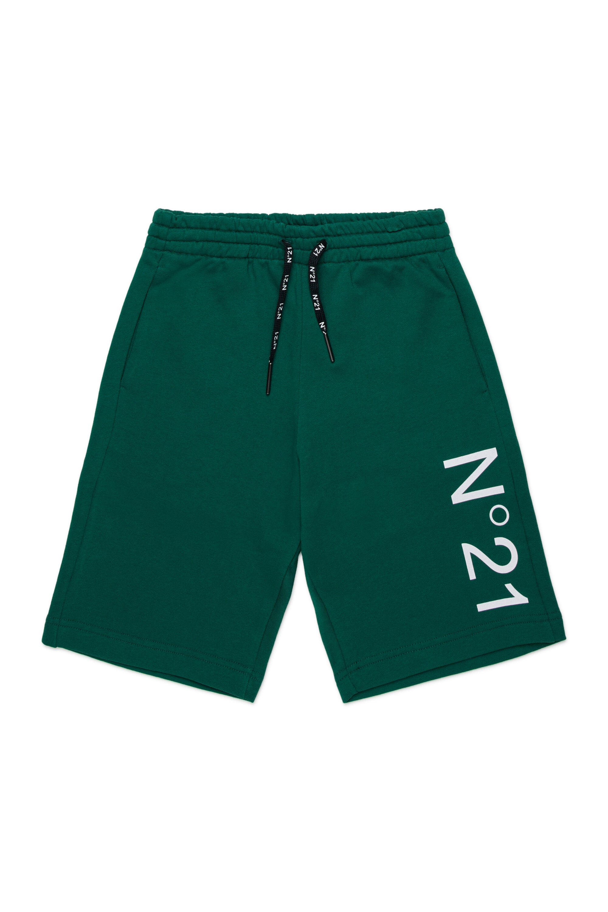 ロゴ入りフリース製ショートパンツ