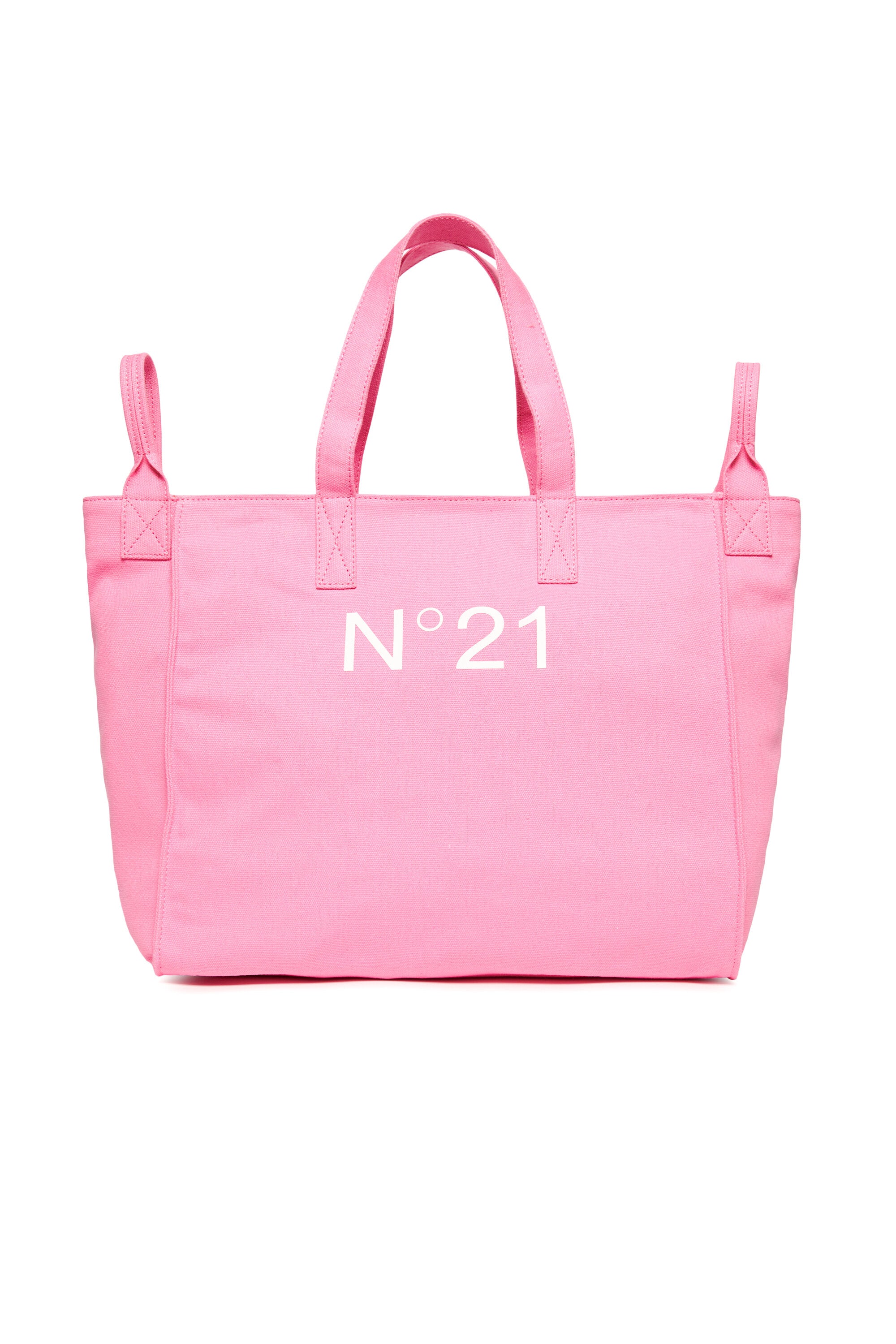 Branded canvas shopper bag