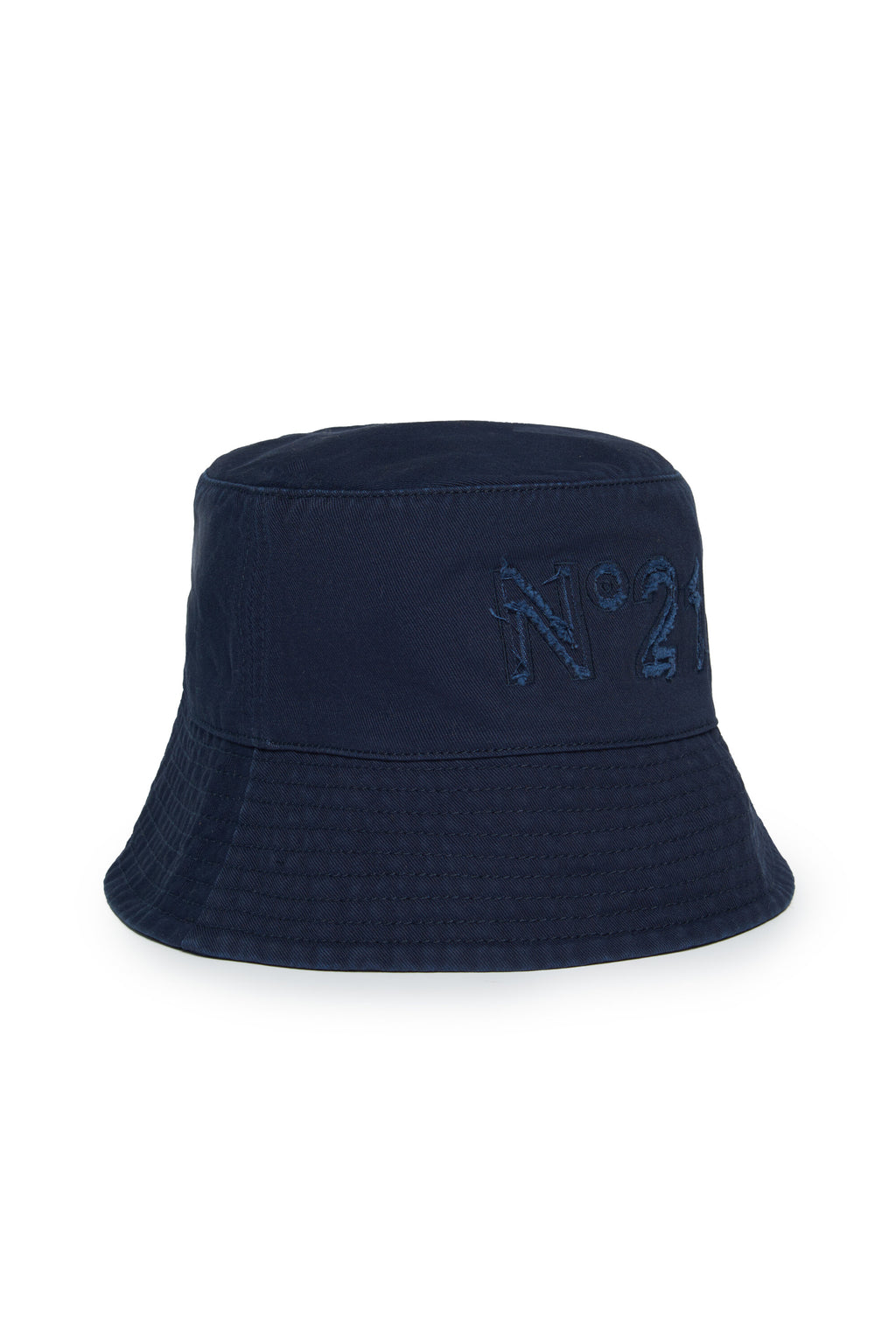 Gabardine bucket hat with logo
