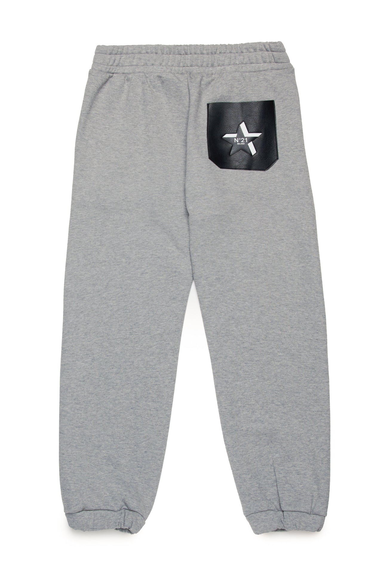 Mélange jogger trousers with patch pocket Mélange jogger trousers with patch pocket