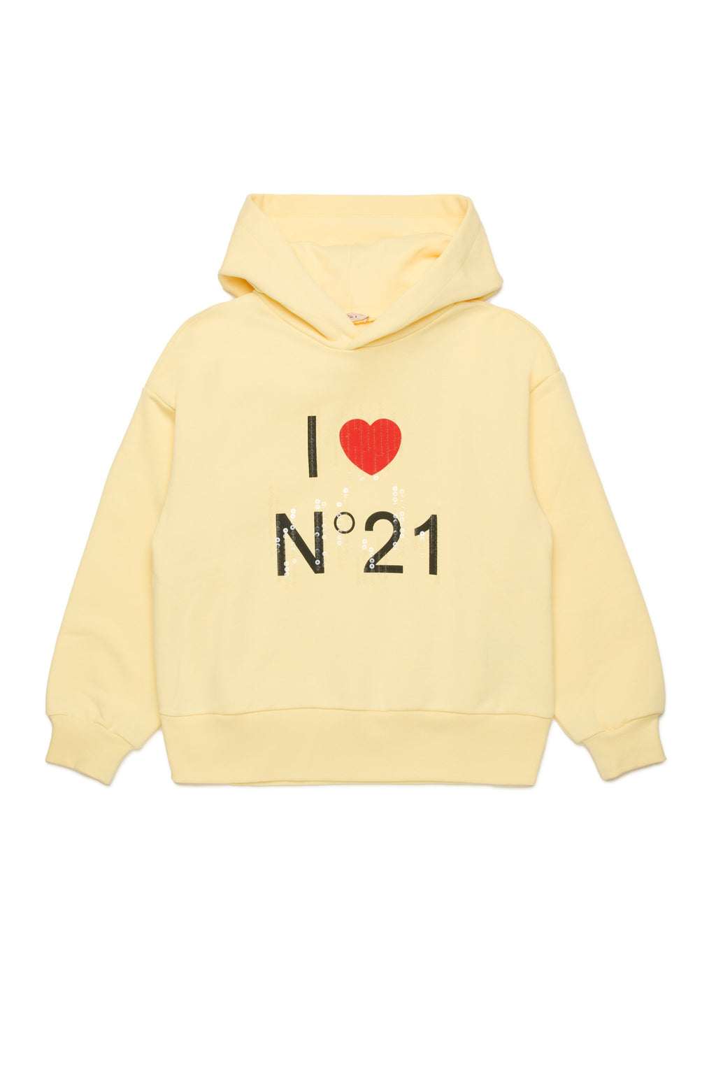 Sweatshirt with I love N°21 logo