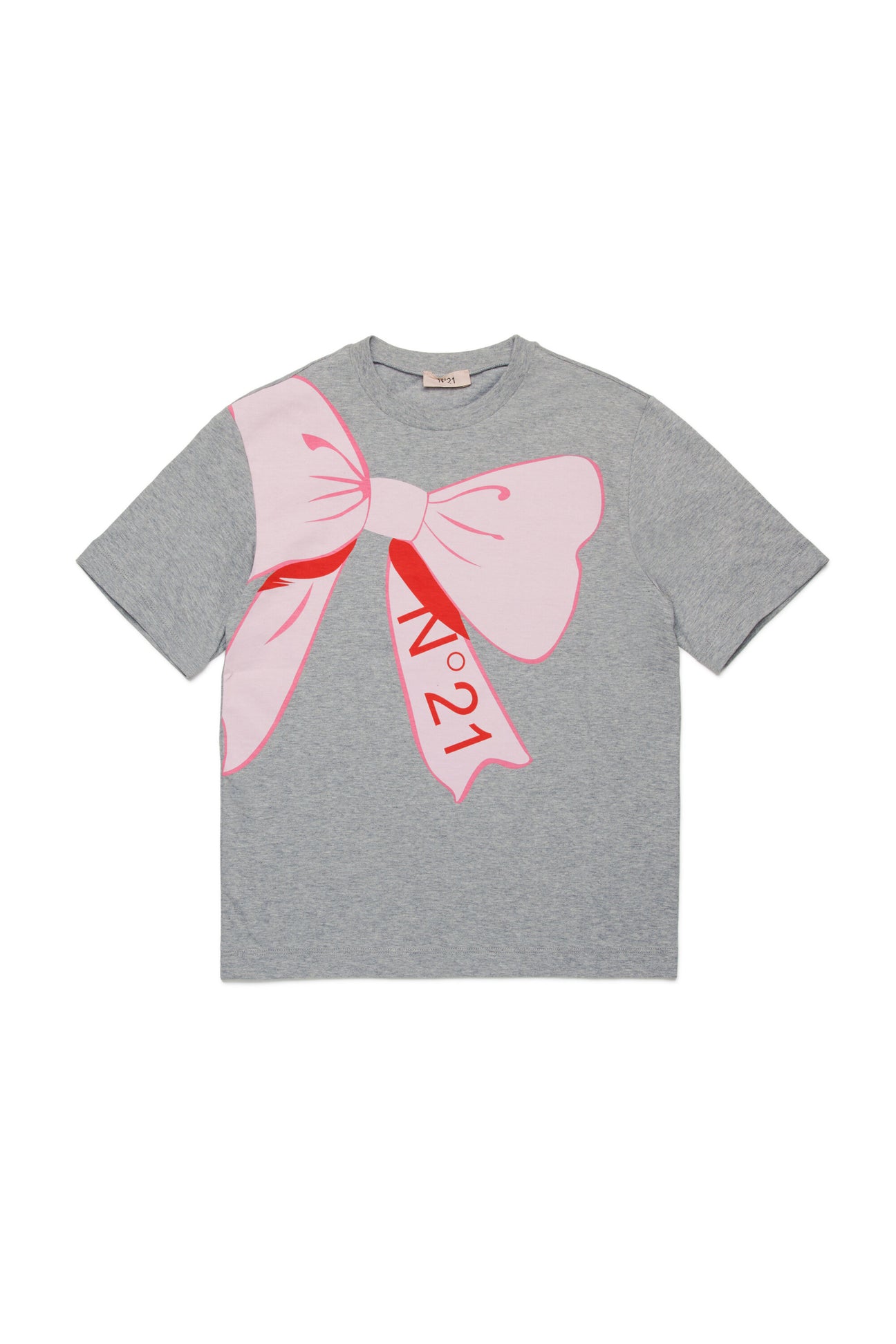 T-shirt with cartoon-style bow T-shirt with cartoon-style bow