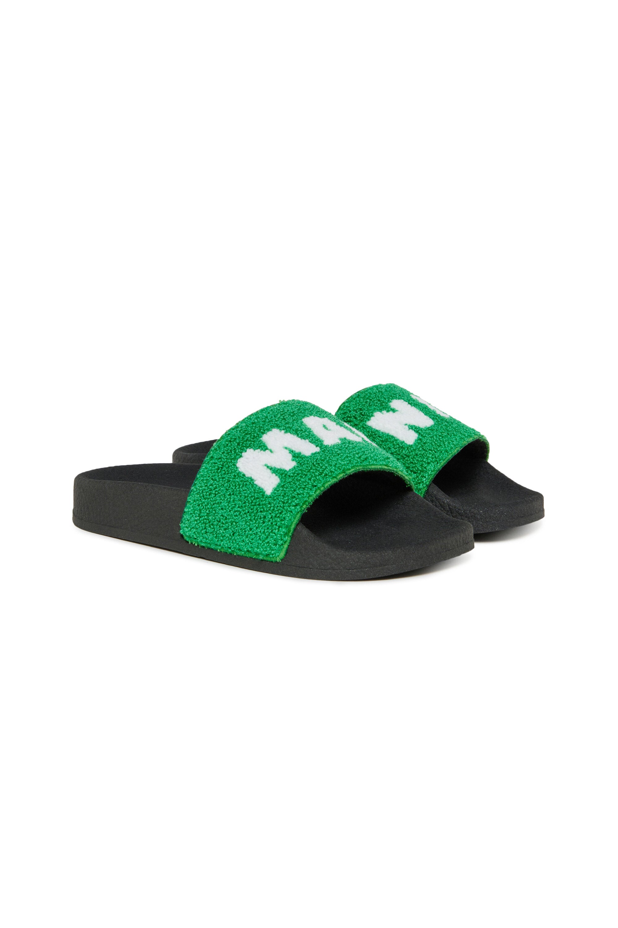 Sponge slide slippers with maxi logo