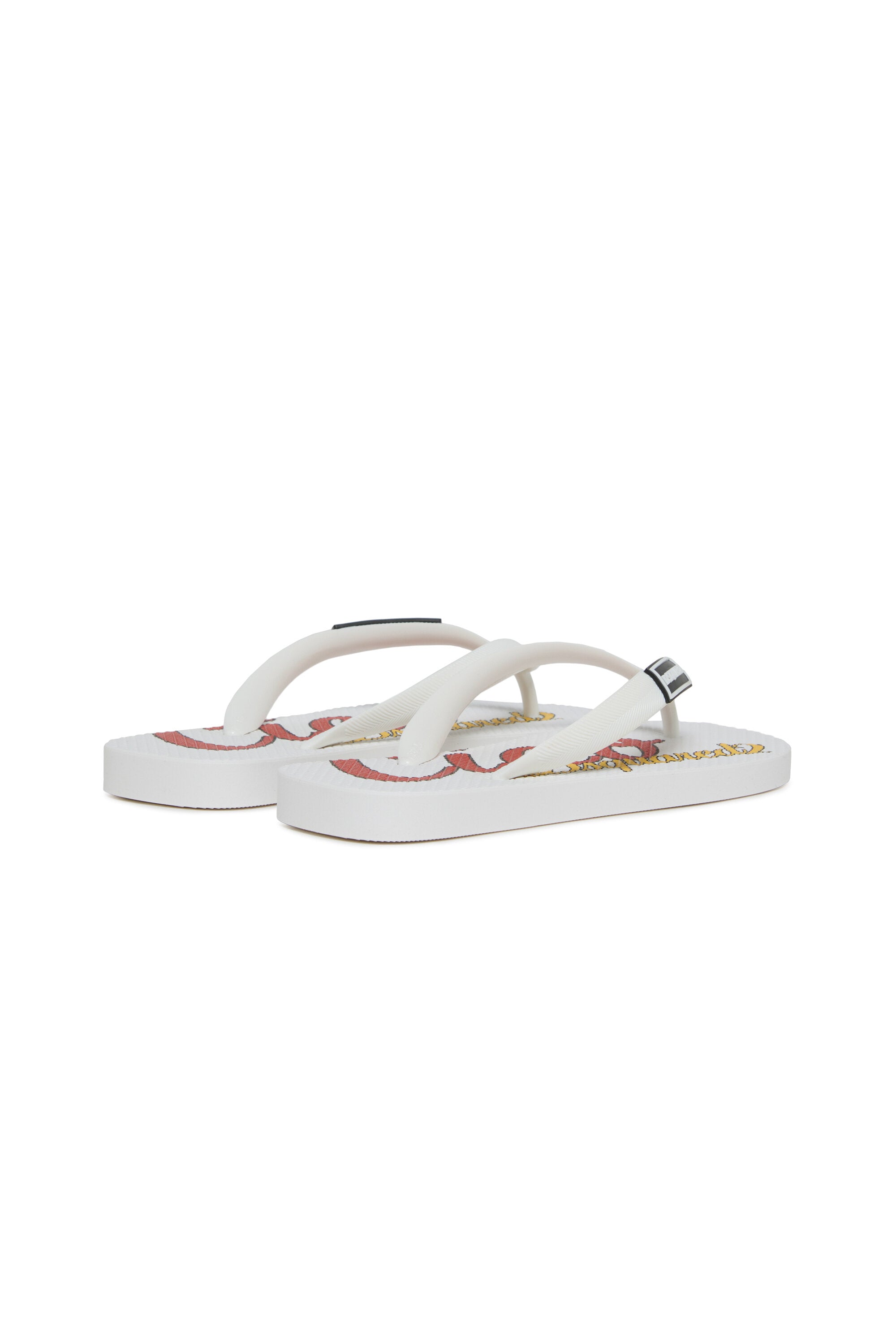 Flip-flops with logo