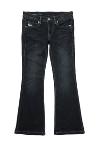 1969 D-Ebbey Women: Bootcut Flare Jeans, Dark blue denim