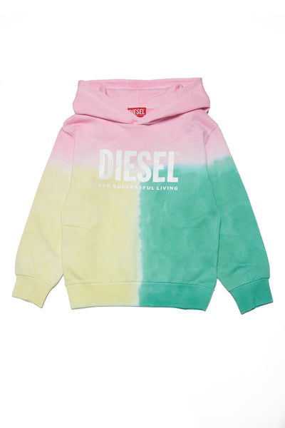 Diesel multicolor cotton hoodie for children | Brave Kid