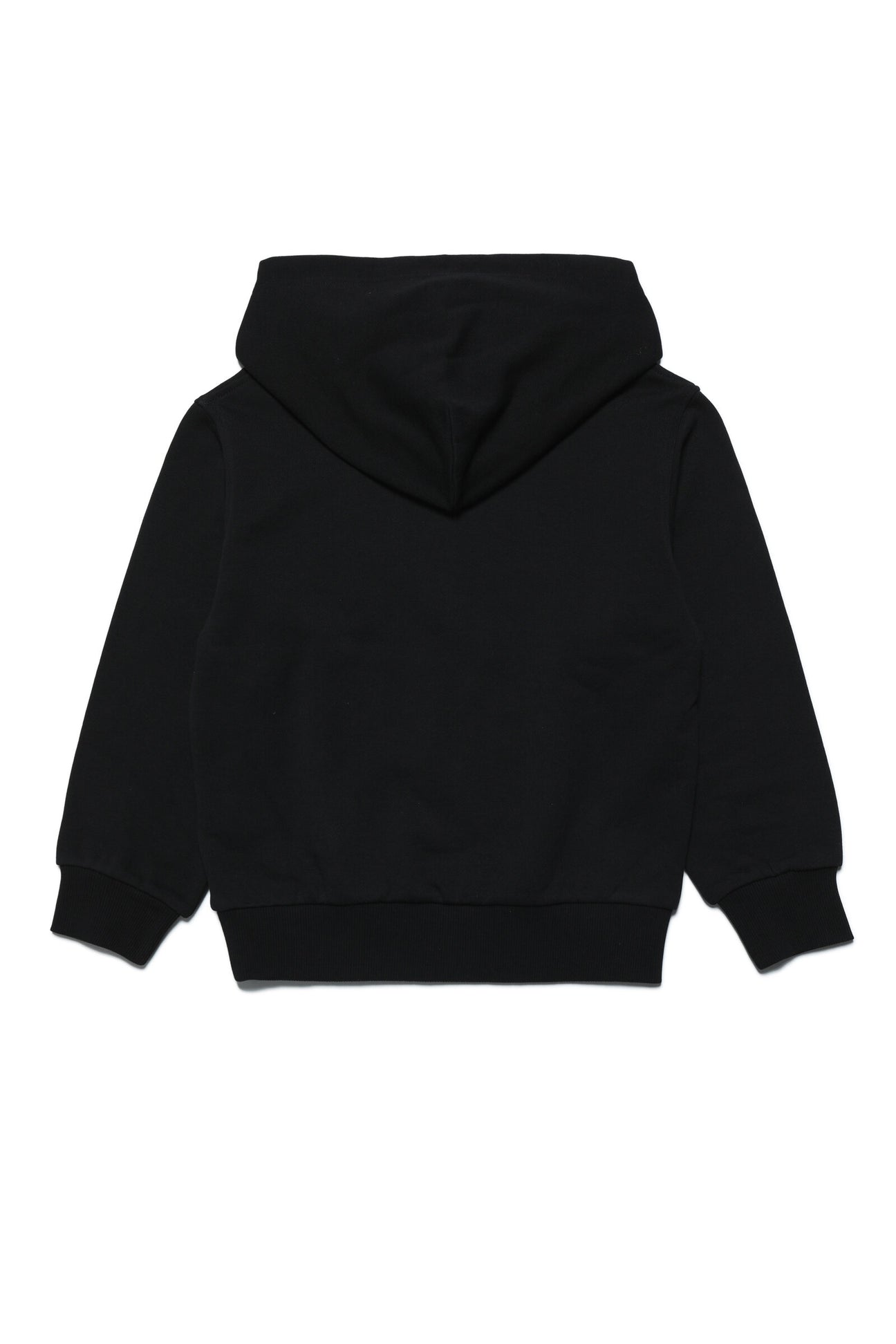 Black hooded sweatshirt with watercolor effect logo Black hooded sweatshirt with watercolor effect logo