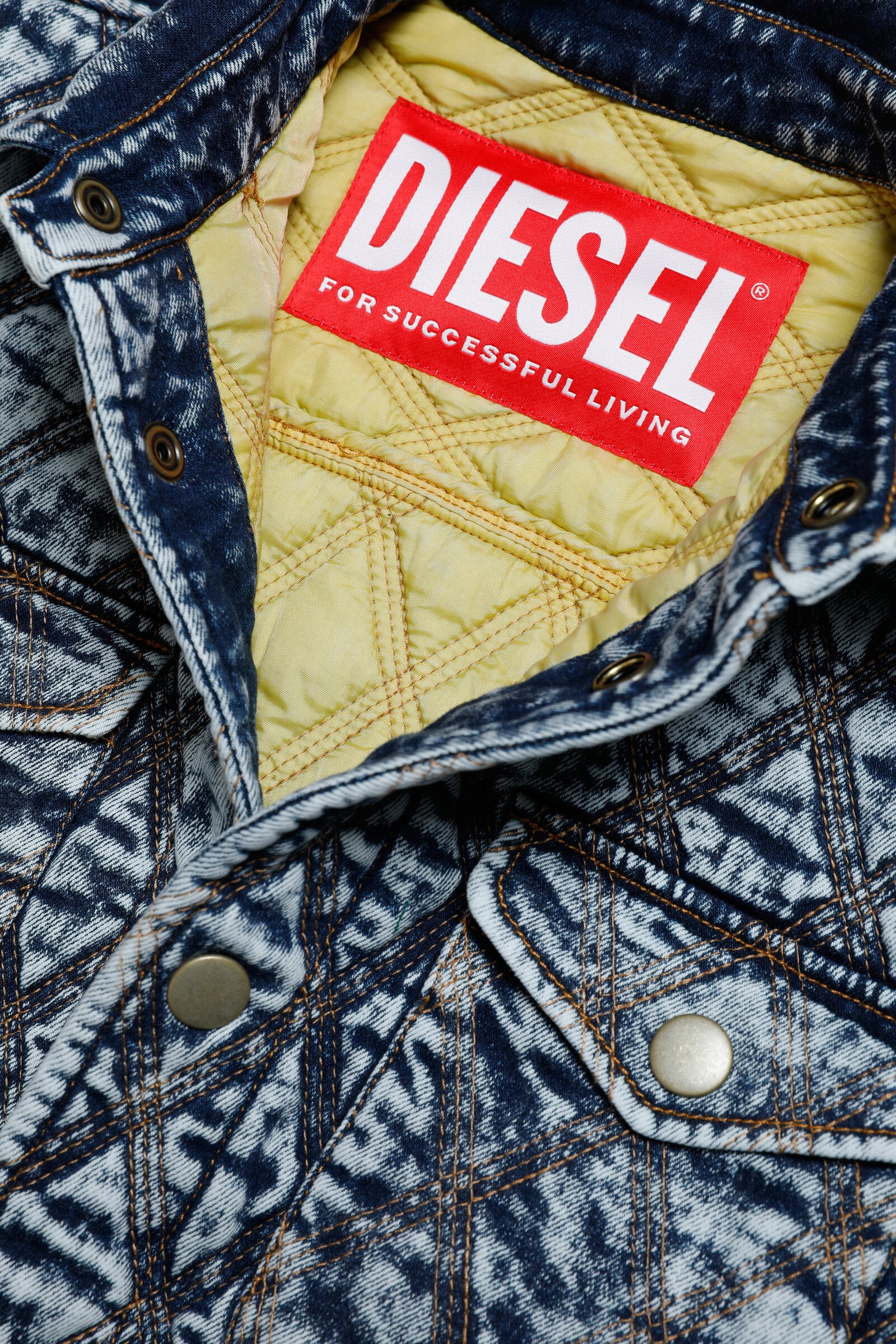 DIESEL ボーイキルティングデニムジャケット｜BRAVE KID