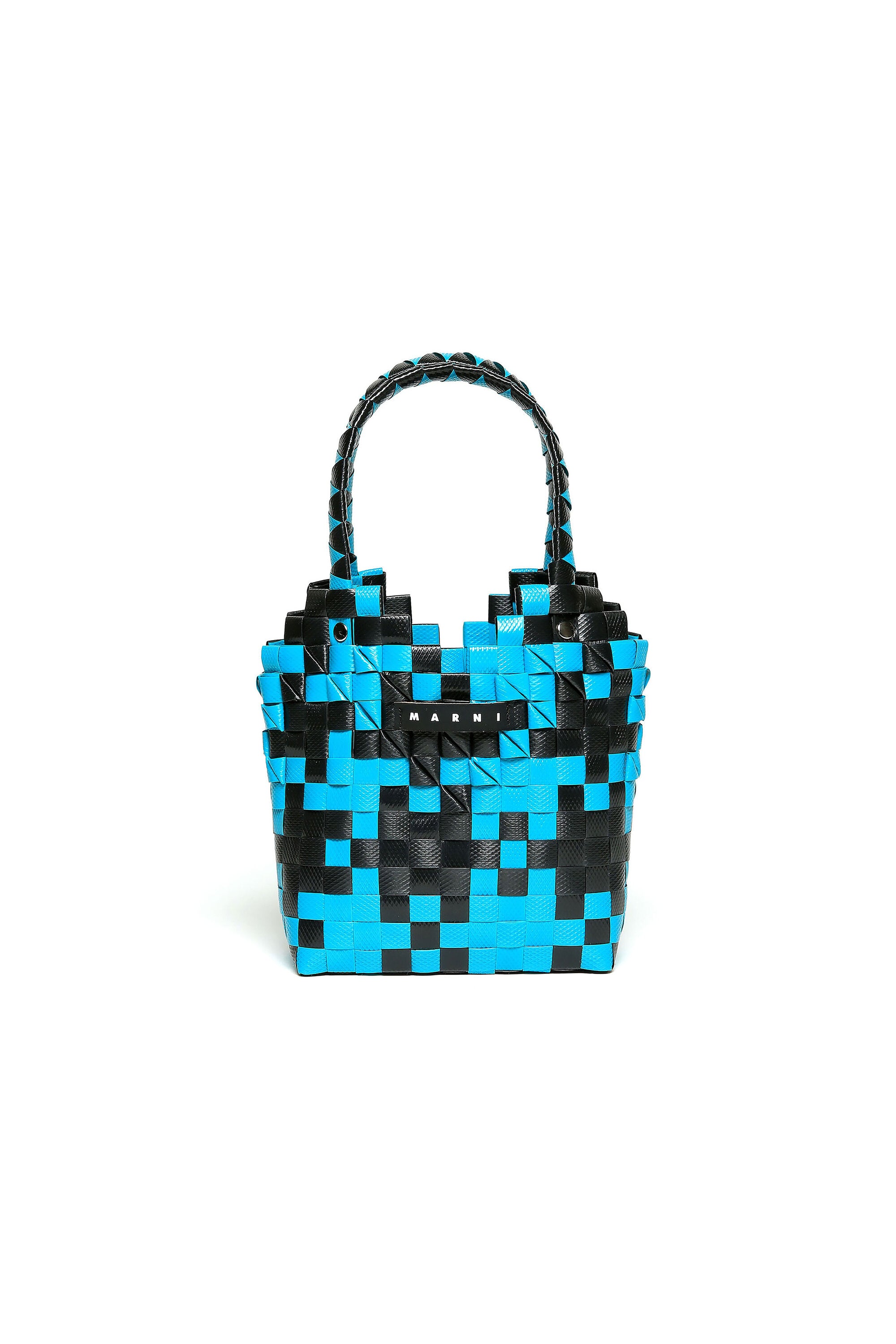 MARNI MARKET bag in pale blue and green