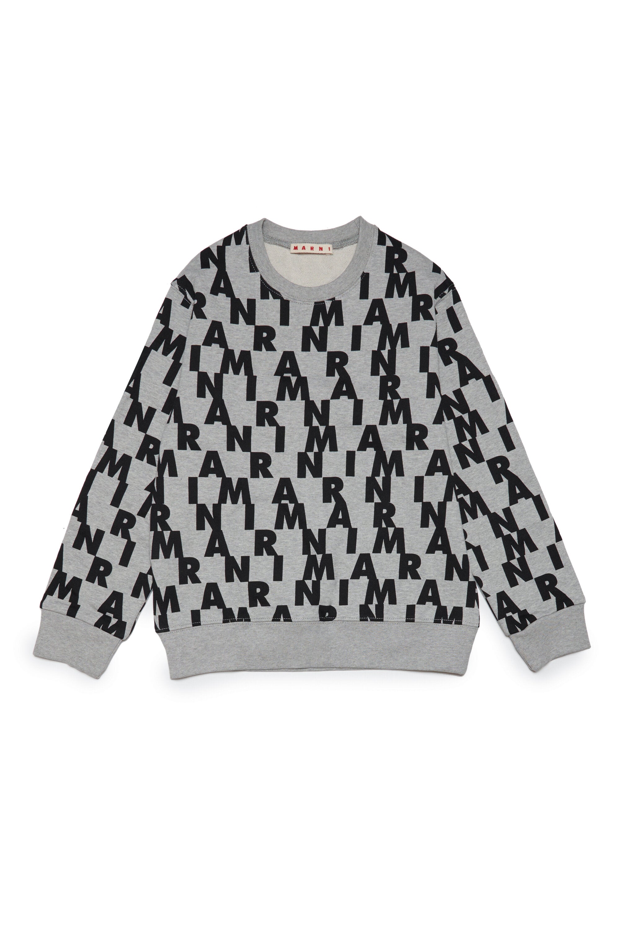 Louis Vuitton Monogram Monogram Shearling Crewneck, Grey, M