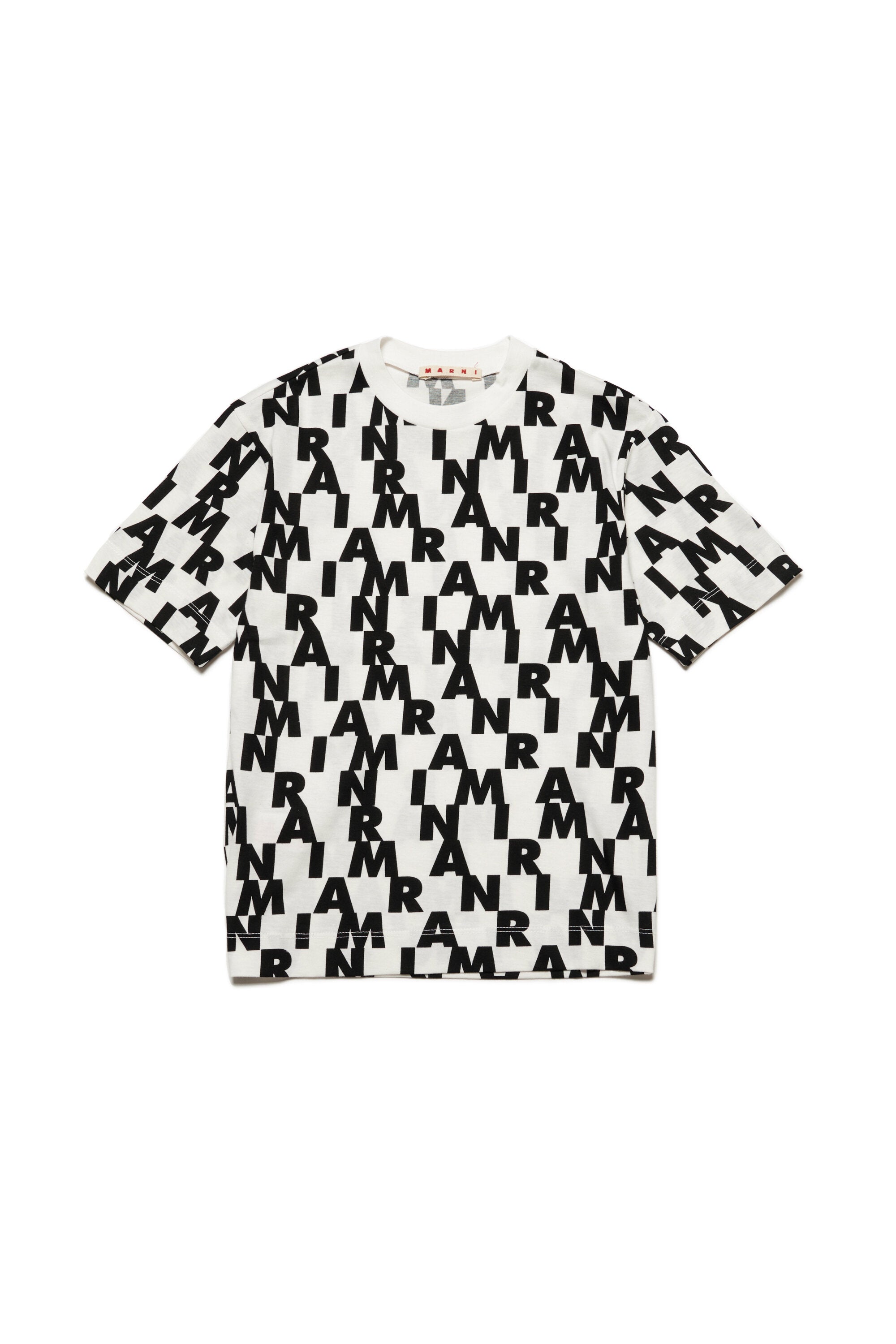 Marni キッド クルーネックTシャツ（オールオーバージャージー