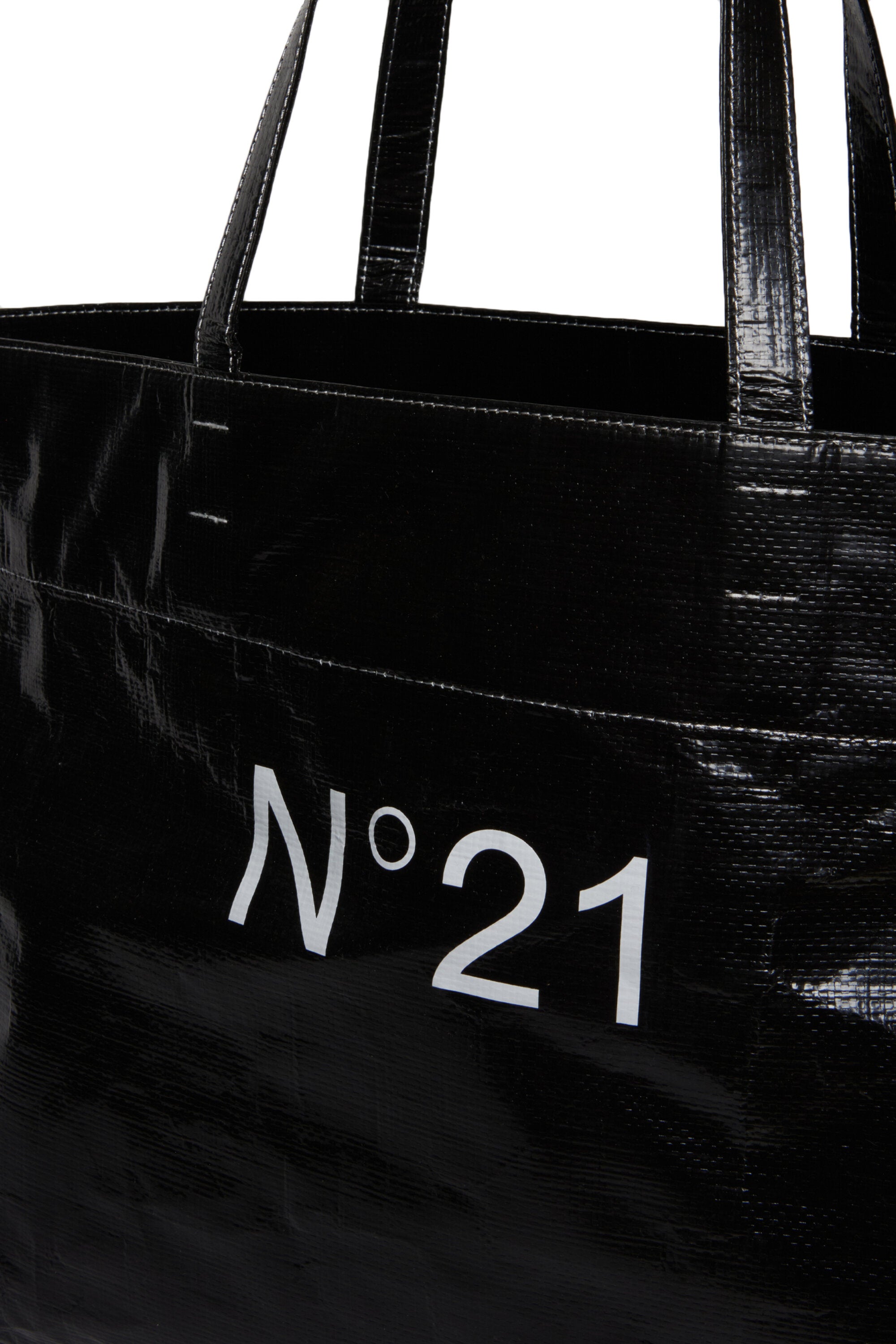 N°21ロゴをあしらったショッパーバッグ