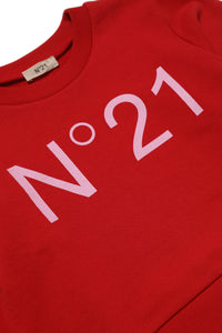 【新品・未使用】N°21 KIDS ロゴ クロップドTシャツ　ブラック12Y