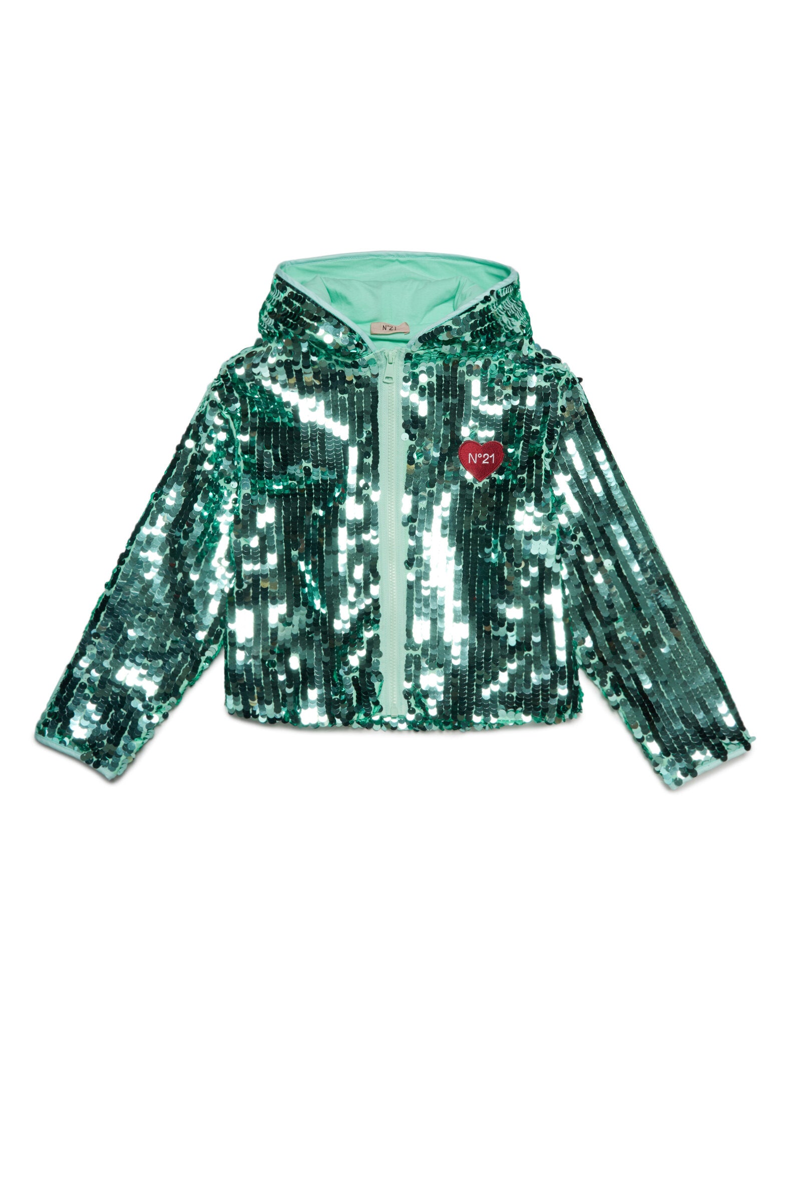 Sequin Hooded Jacket