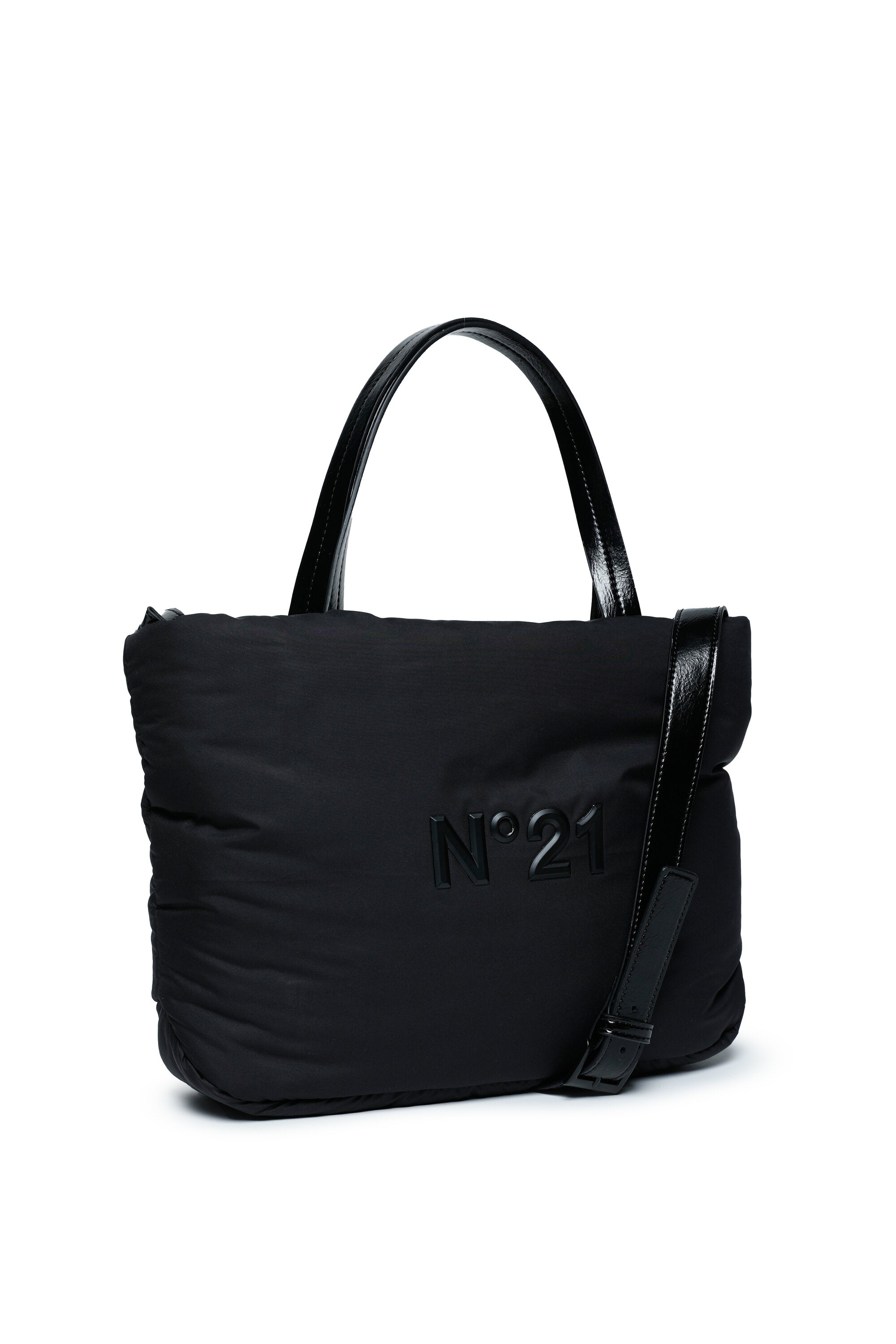 N°21 girl quilted logo shoulder bag | BRAVE KID